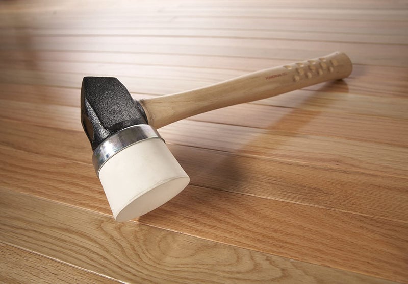 Powernail 5MI Iron White Capped Rubber Mallet for Flooring Nailers & Staplers (4 lbs) - Image 2